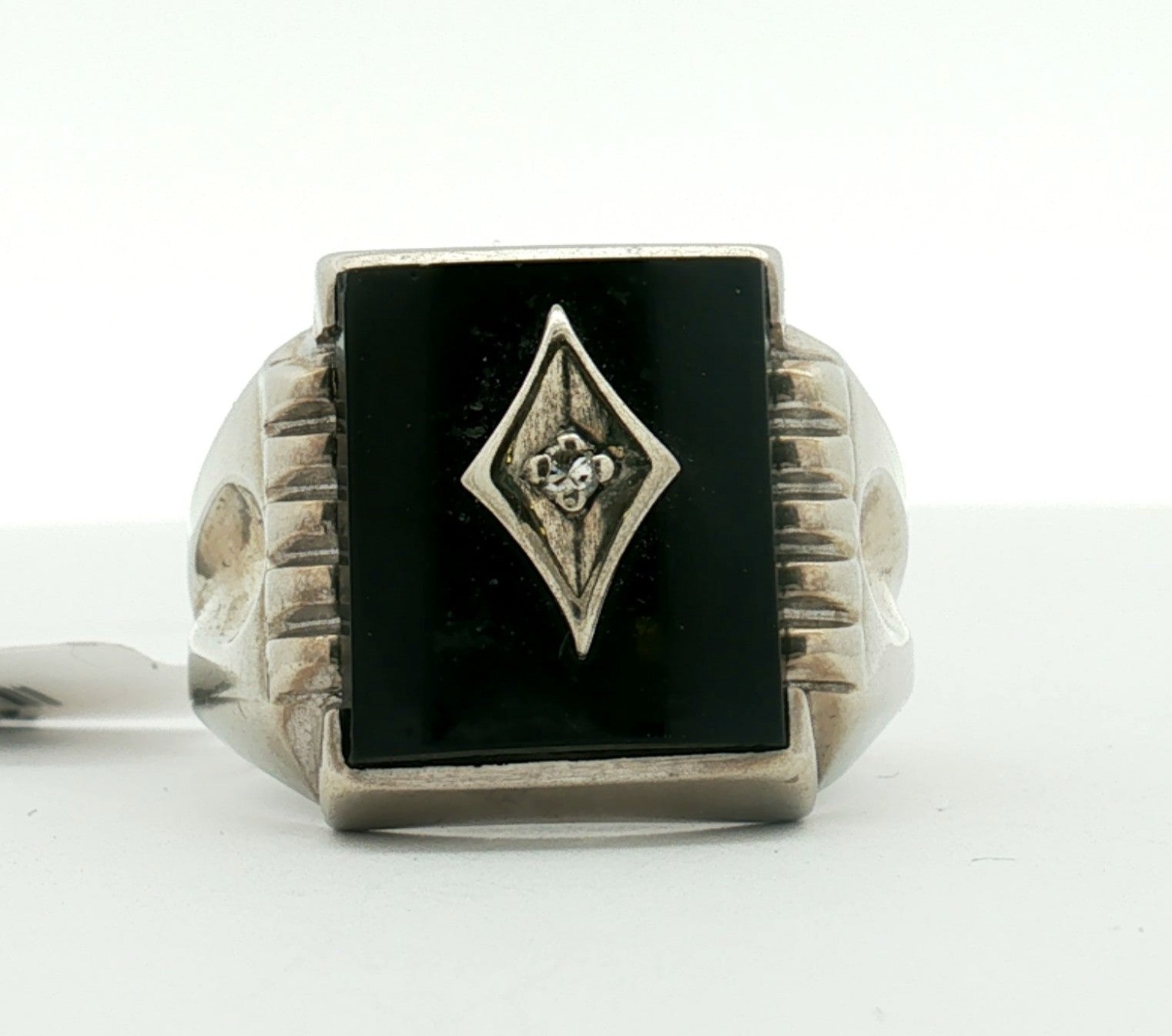 Colored Stone Rings  -  Men'