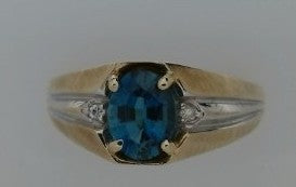 Colored Stone Rings  -  Men'
