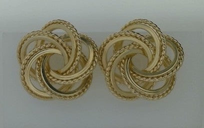 Precious Metal (No Stones) Earring