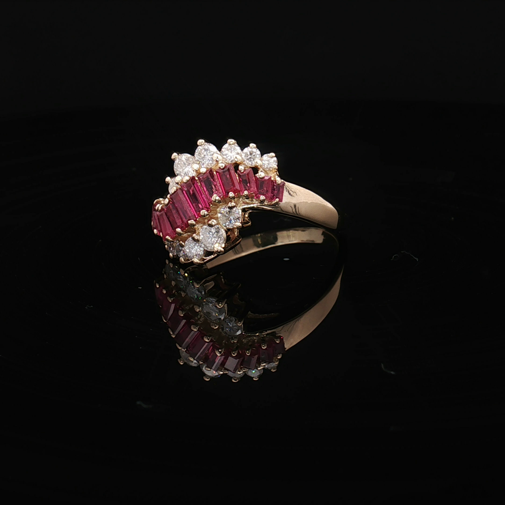 Colored Stone Rings  -  Women'