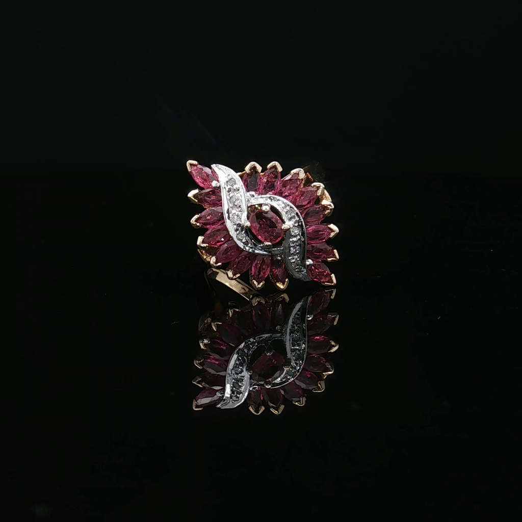 Colored Stone Rings  -  Women'