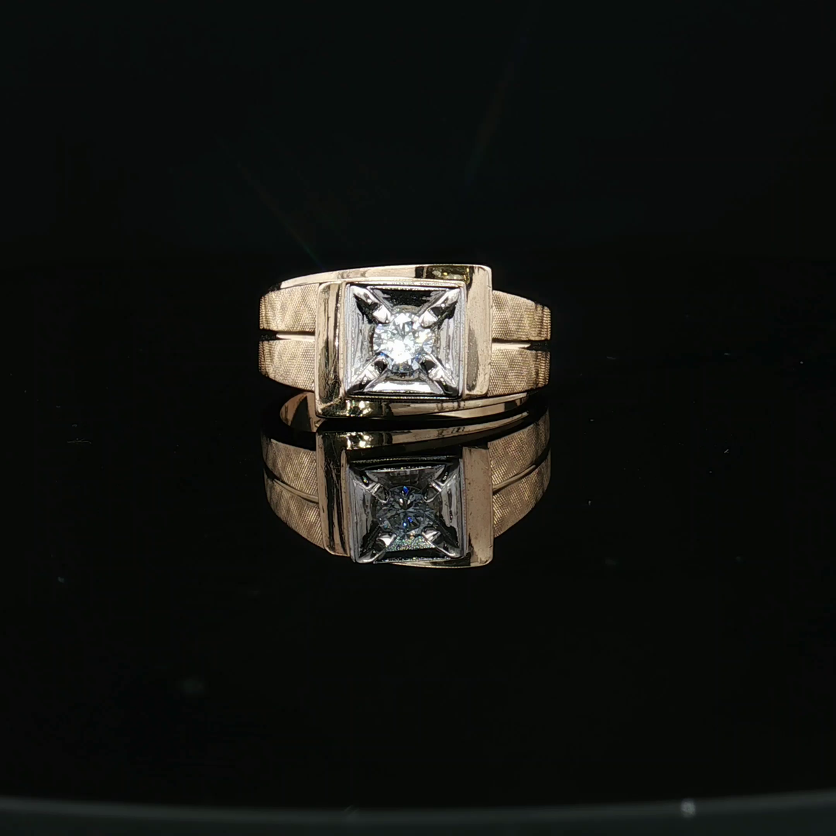 Diamond Fashion Rings  -  Men'