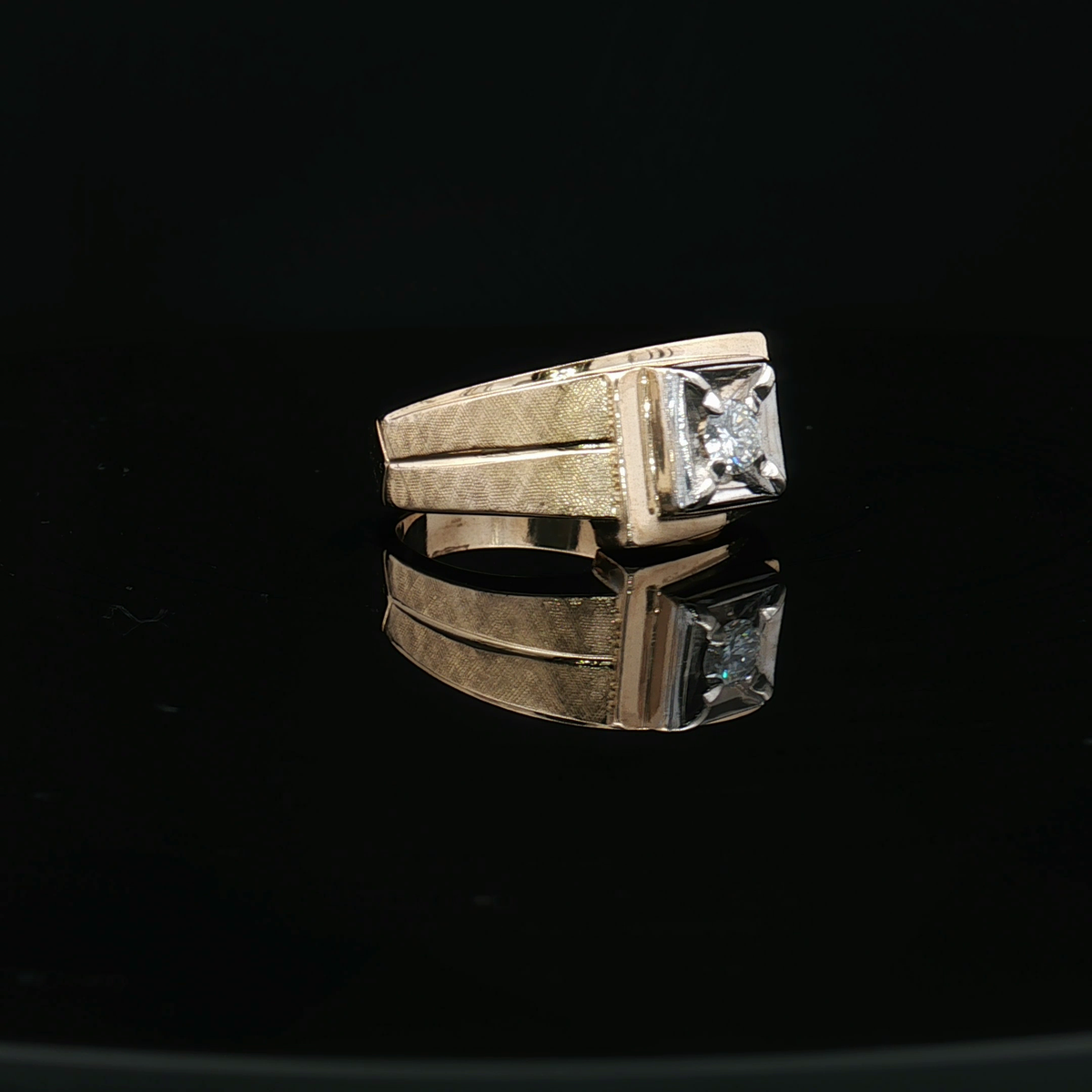 Diamond Fashion Rings  -  Men'