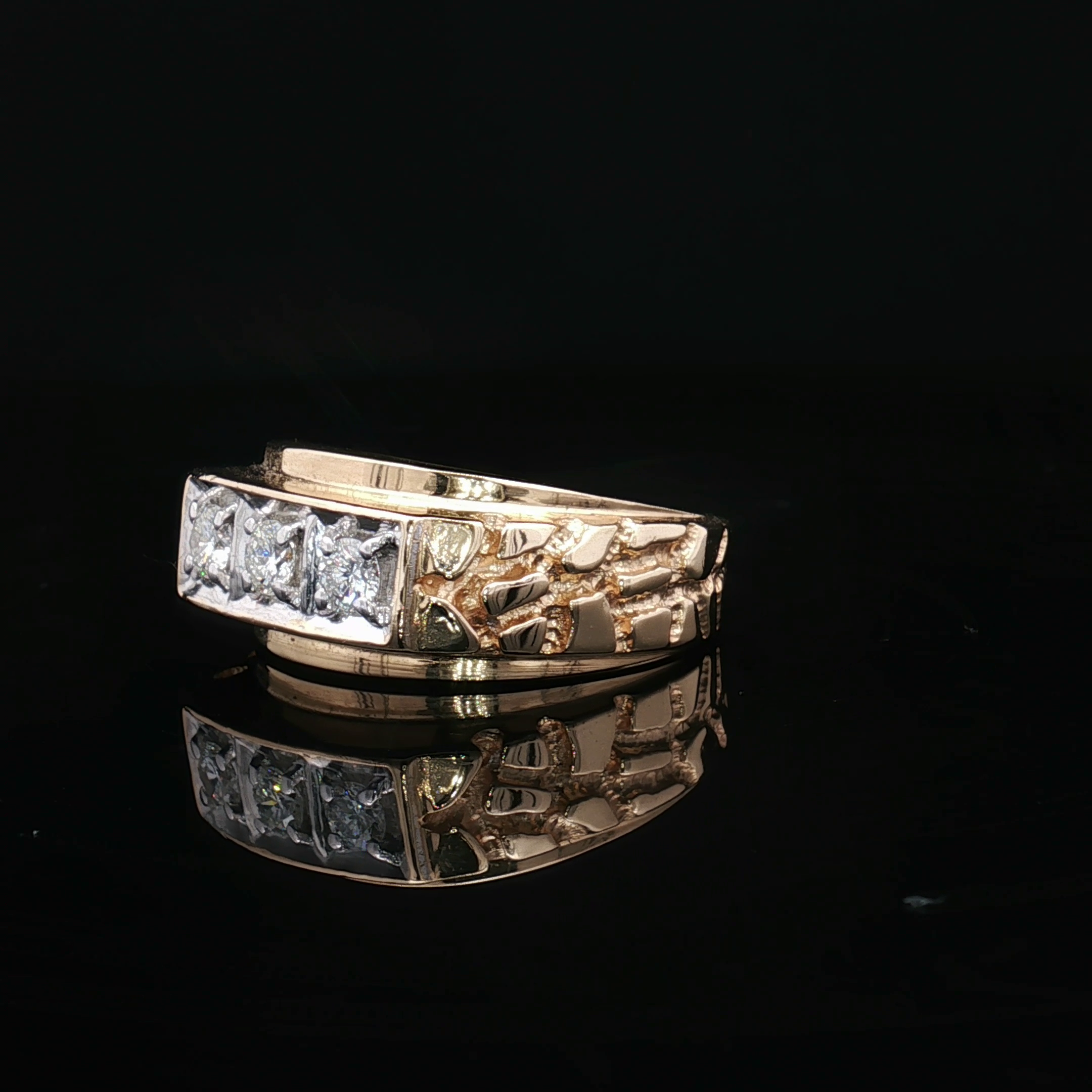 Diamond Fashion Rings  -  Men'