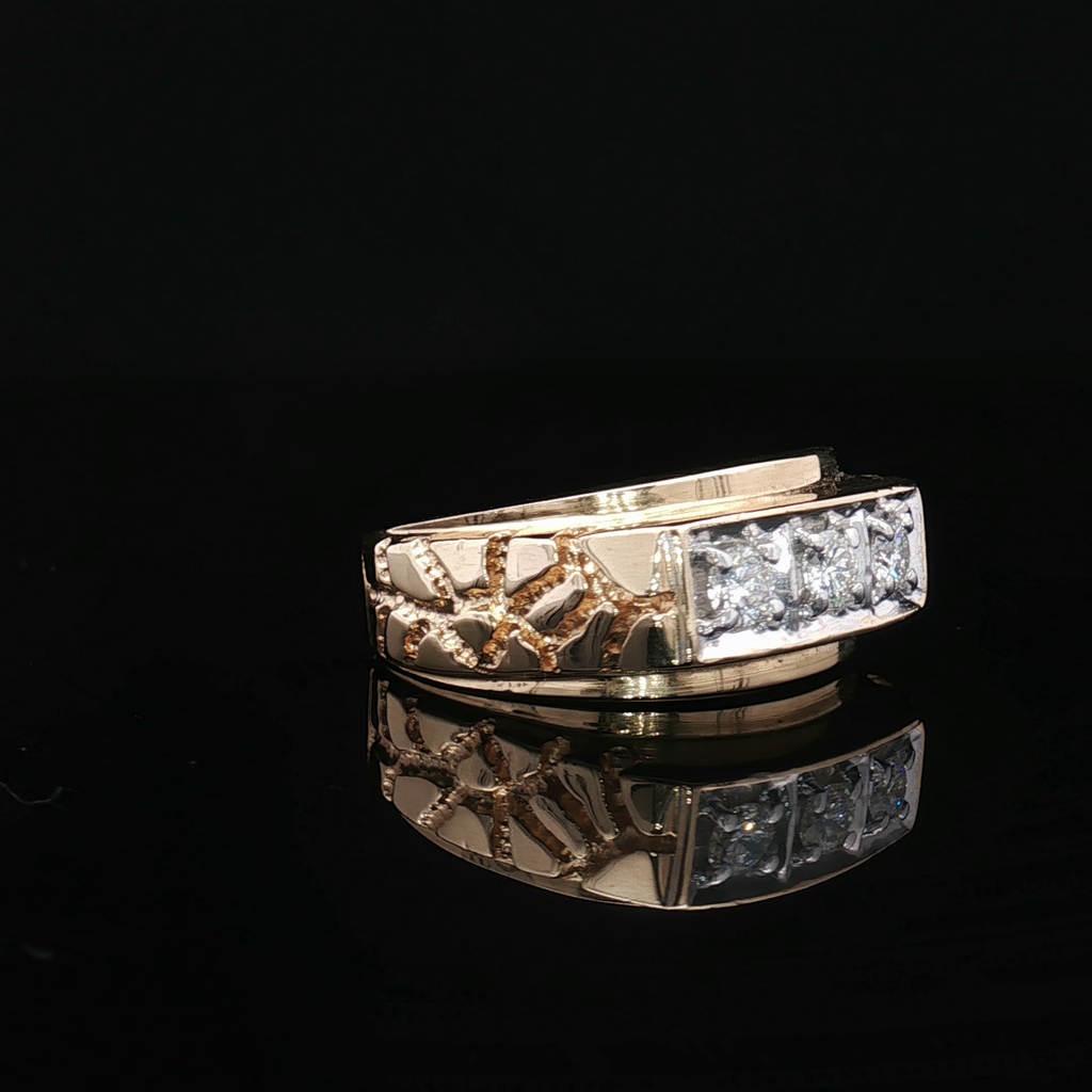 Diamond Fashion Rings  -  Men'