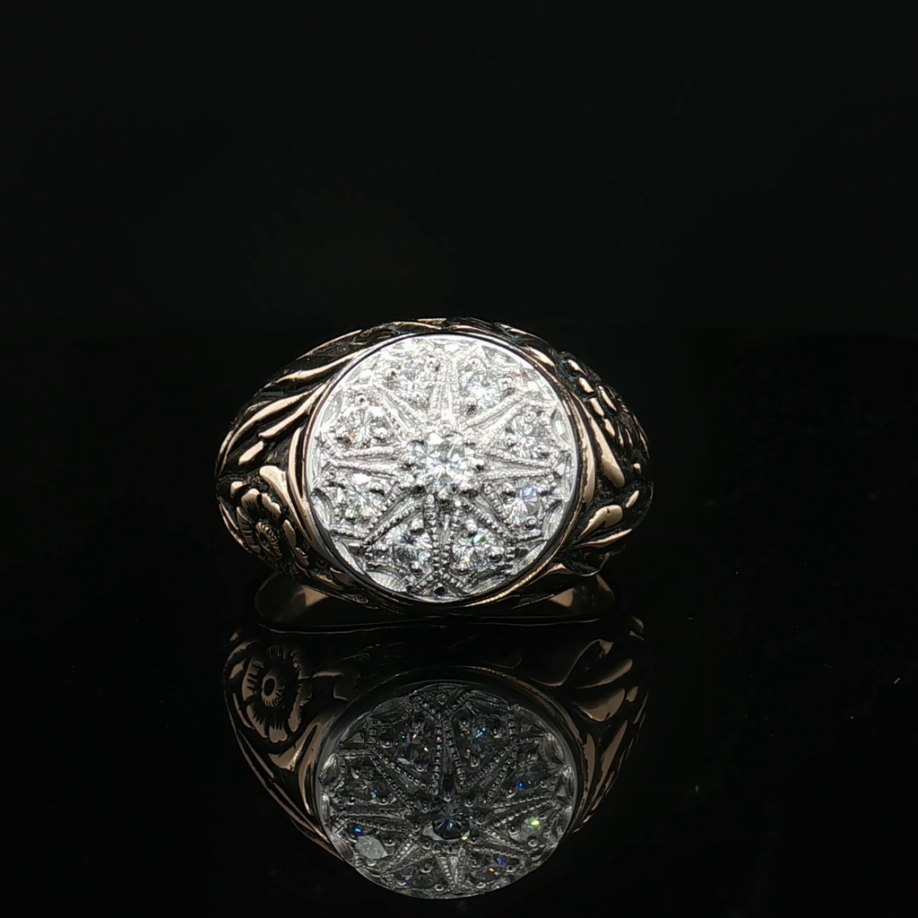 Diamond Fashion Rings  -  Men'