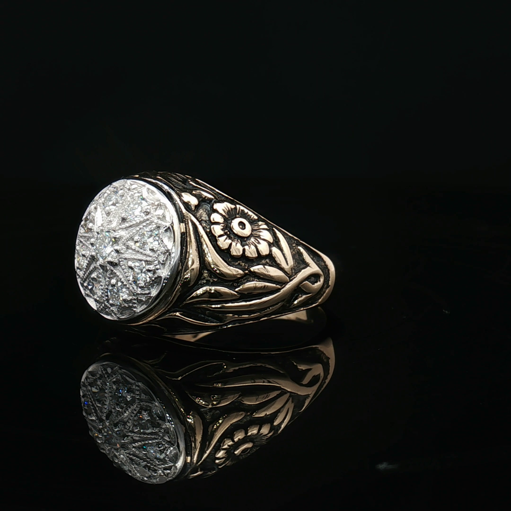 Diamond Fashion Rings  -  Men'