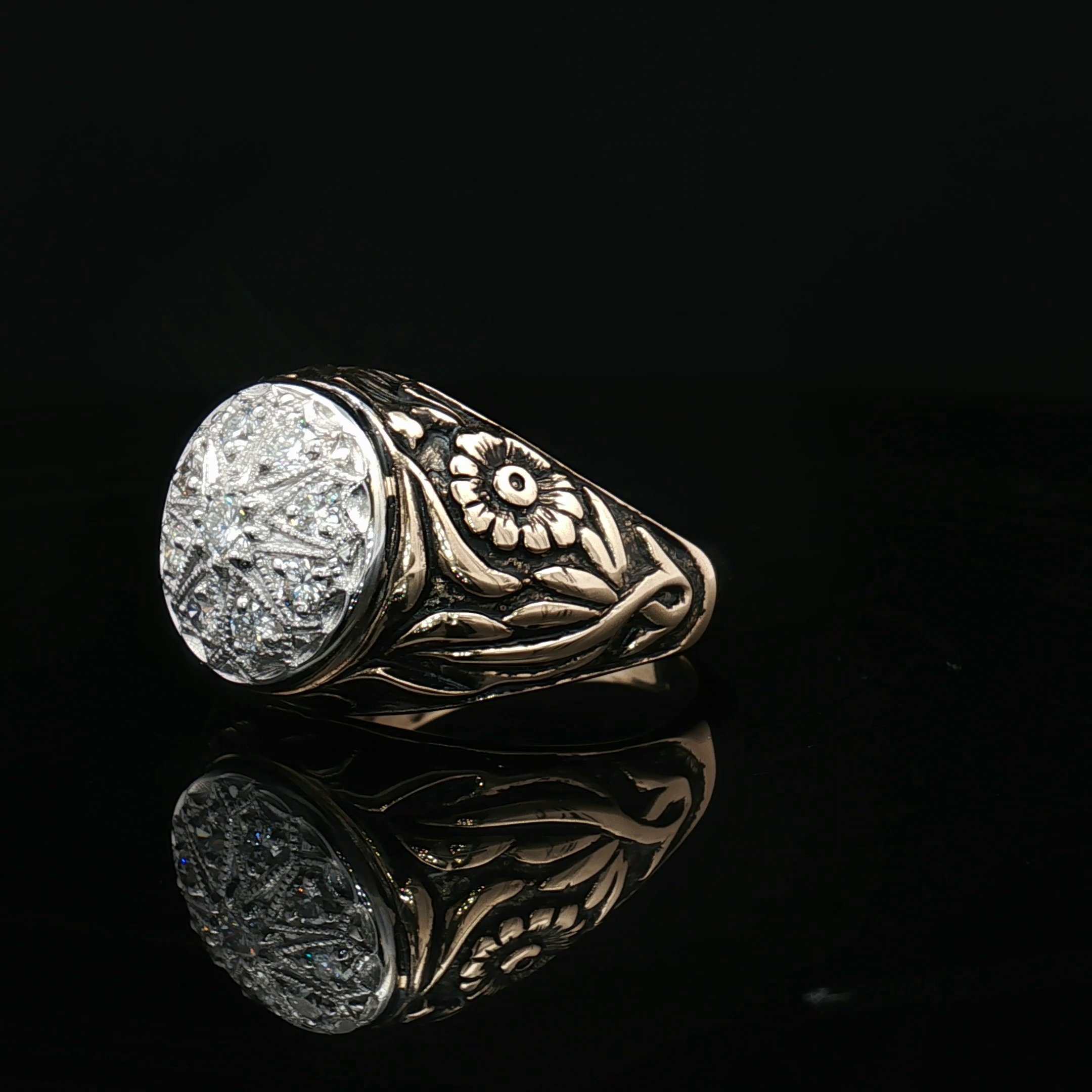 Diamond Fashion Rings  -  Men'