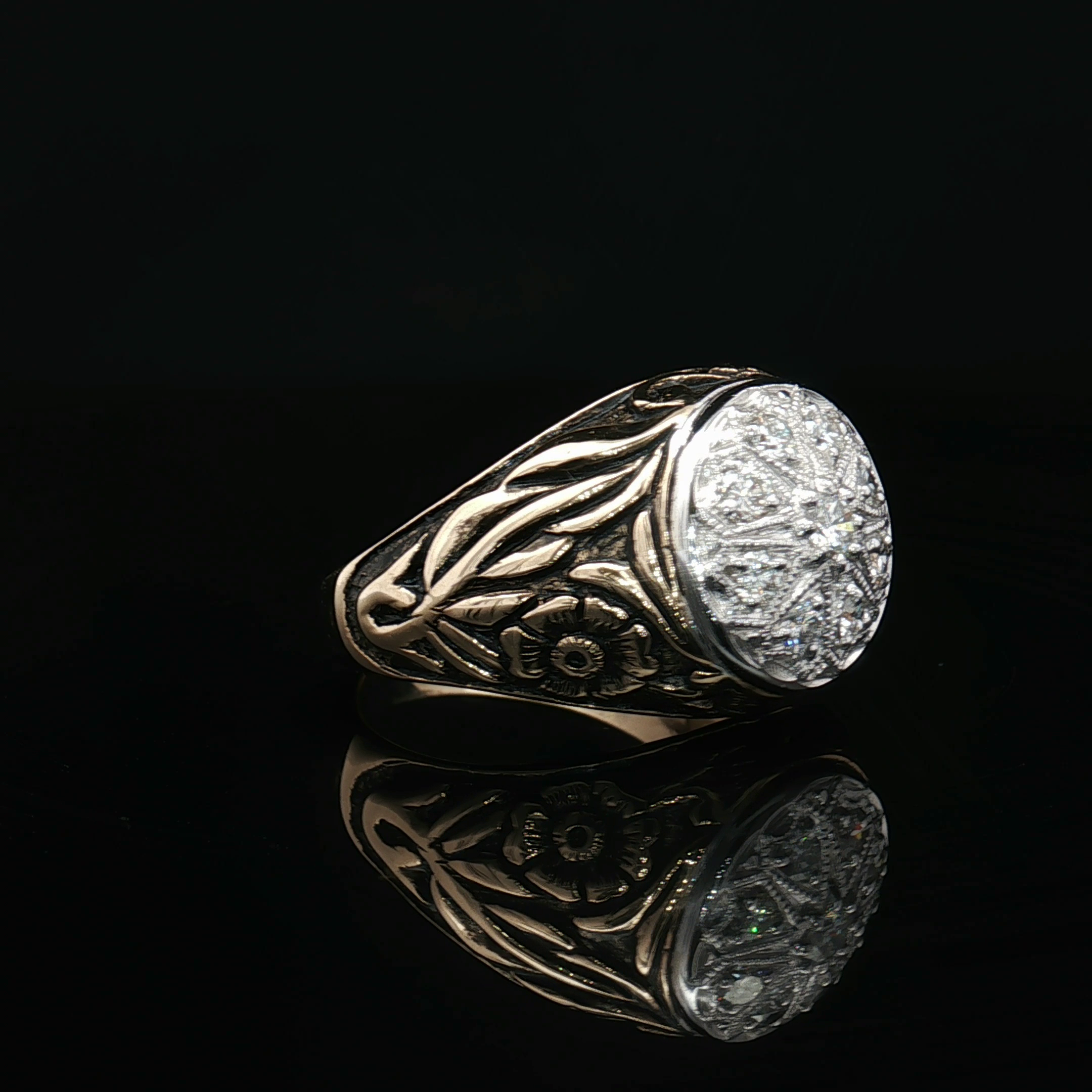 Diamond Fashion Rings  -  Men'