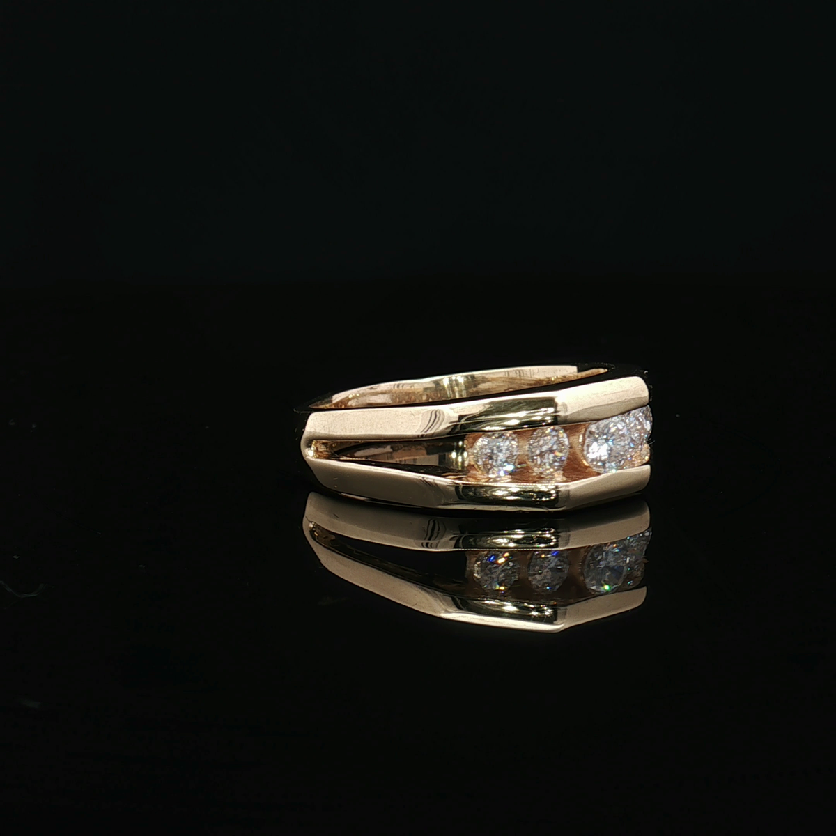 Diamond Fashion Rings  -  Men'