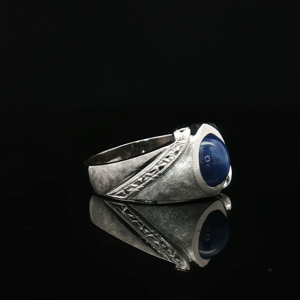 Colored Stone Rings  -  Men'