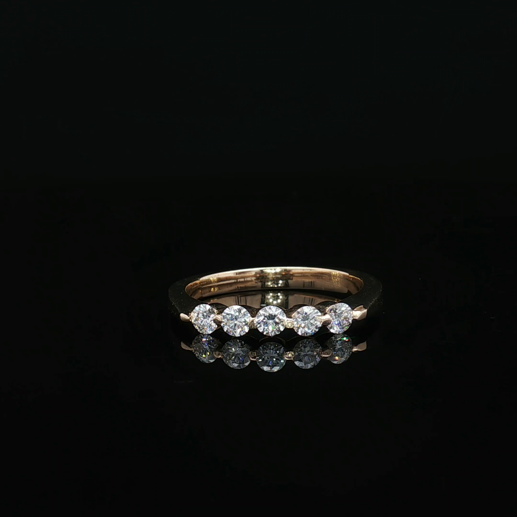 Diamond Wedding Bands  -  Women'