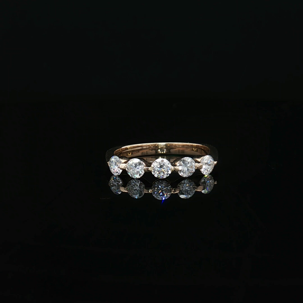 Diamond Wedding Bands  -  Women'