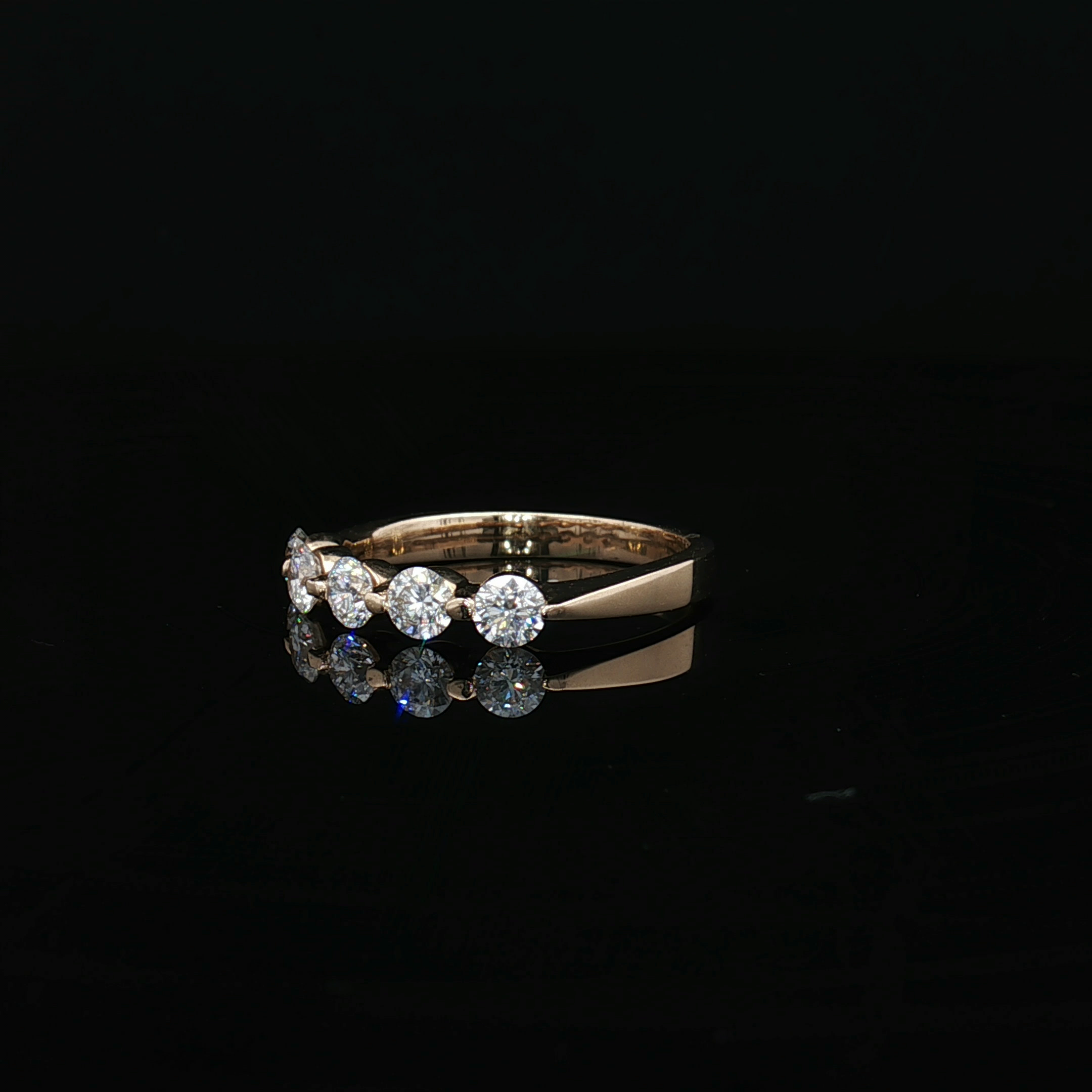 Diamond Wedding Bands  -  Women'