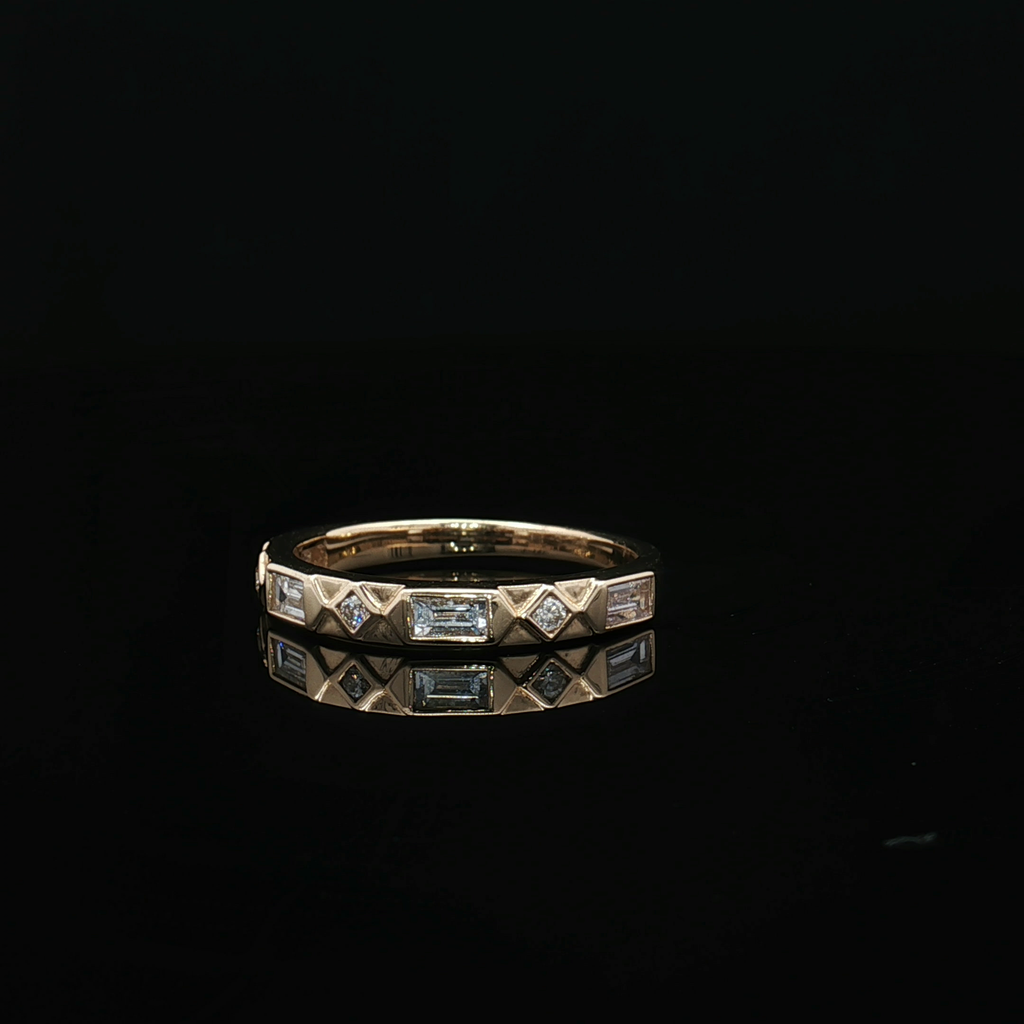 Diamond Wedding Bands  -  Women'