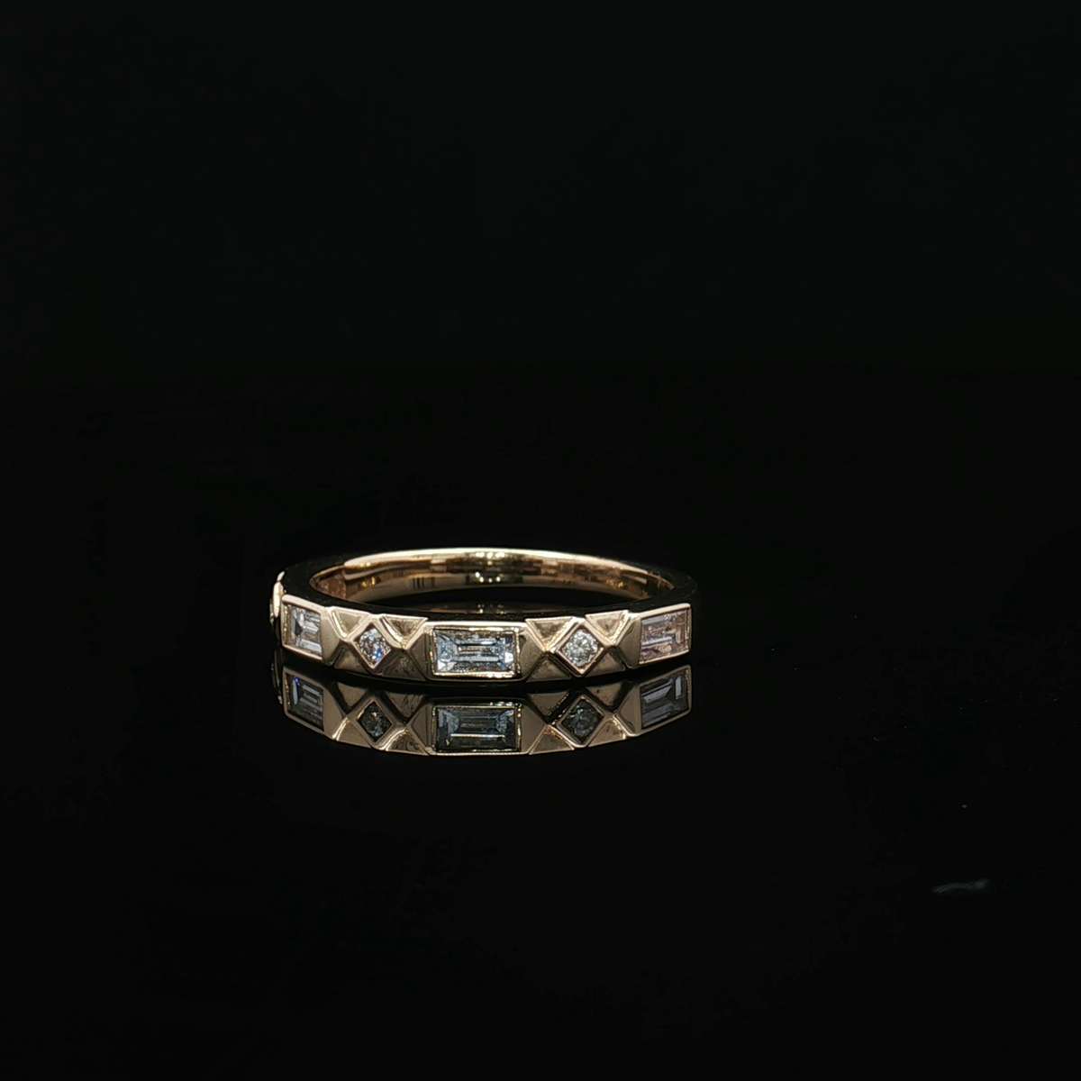 Diamond Wedding Bands  -  Women'
