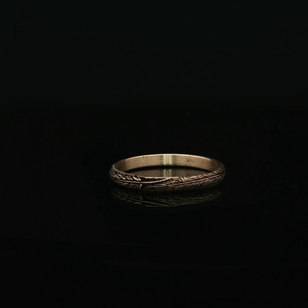 Precious Metal (No Stones) Wedding Bands  -  Women'