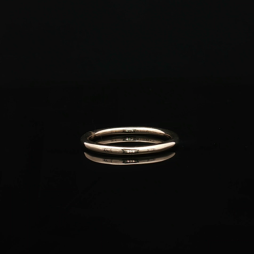 Precious Metal (No Stones) Wedding Bands  -  Women'