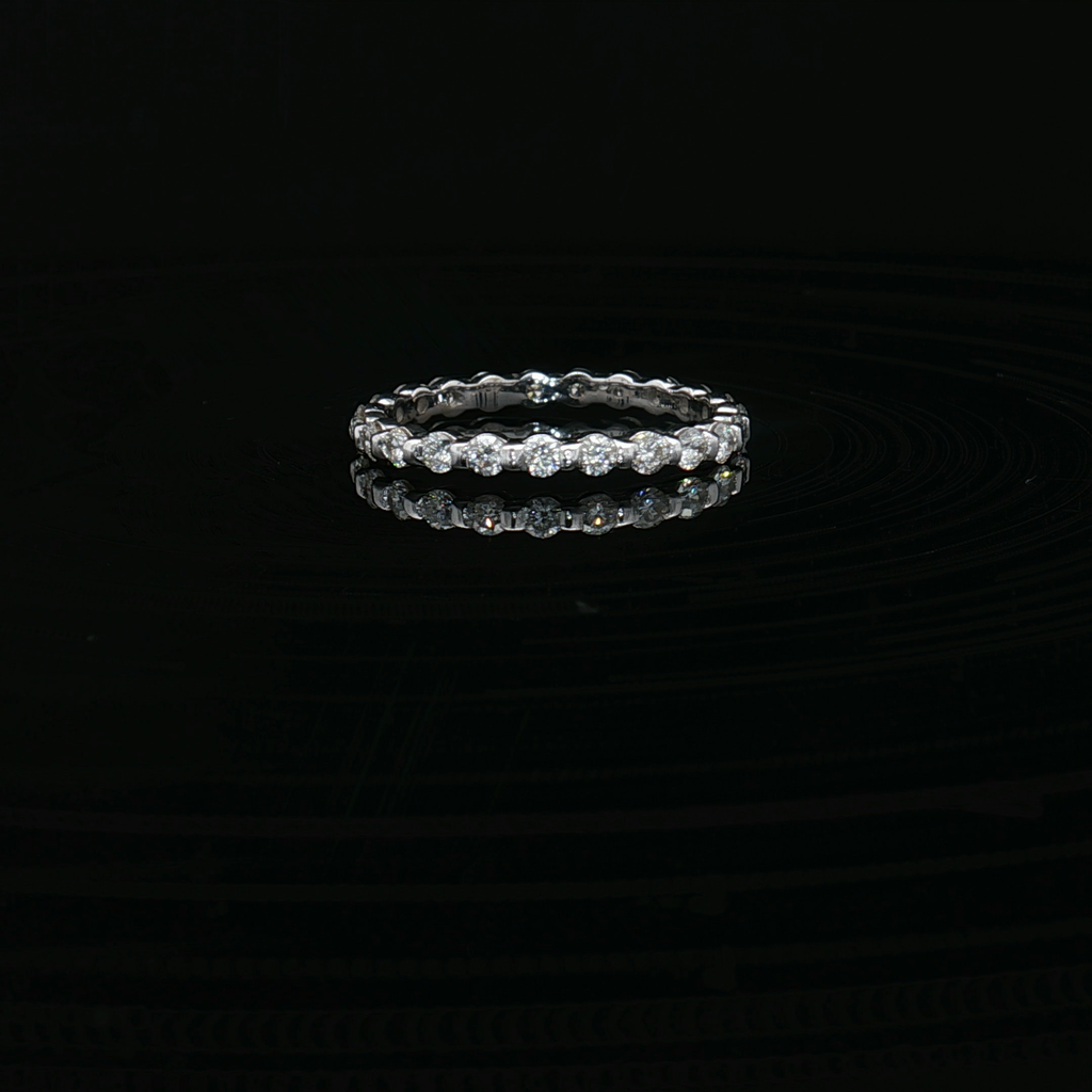 Diamond Wedding Bands  -  Women'
