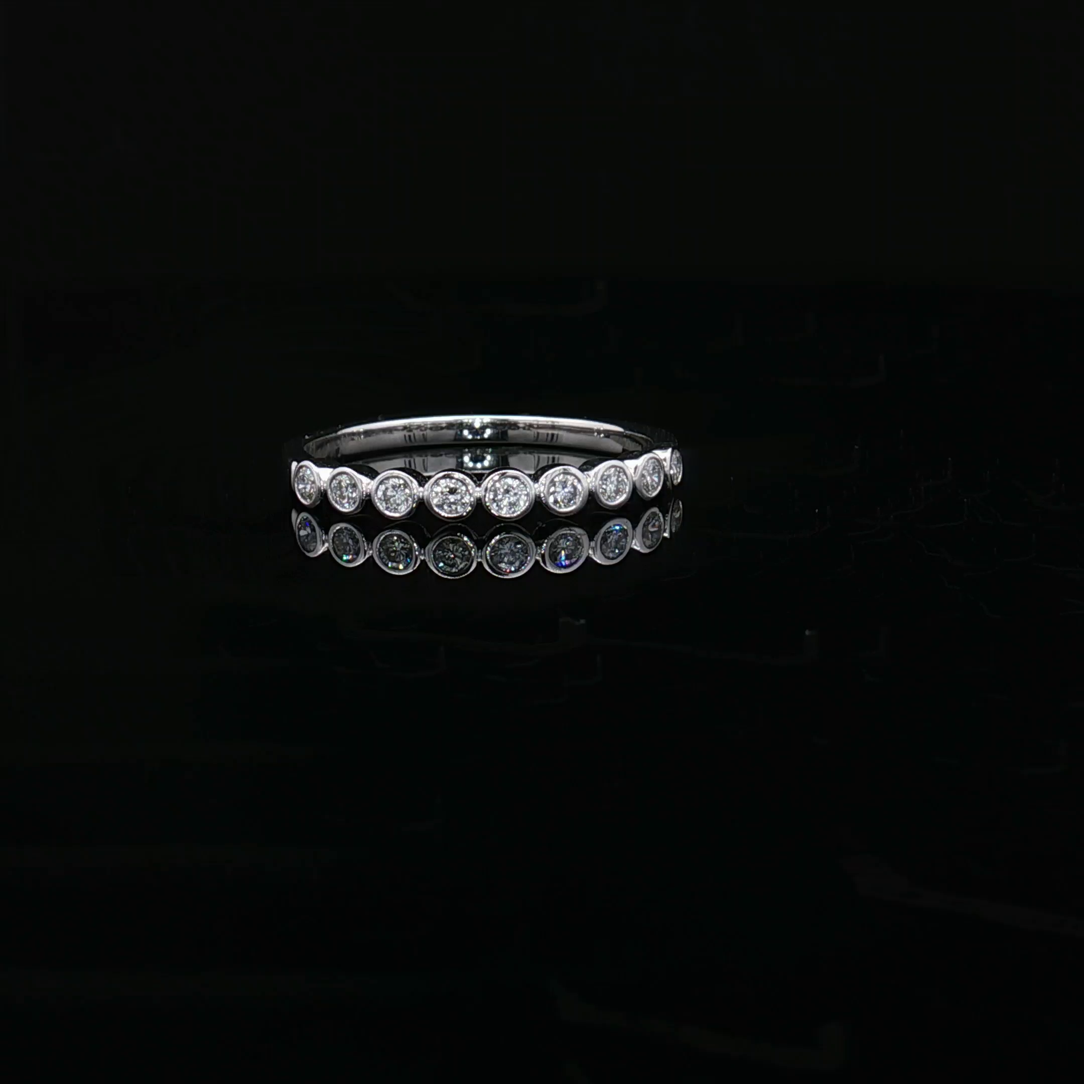Diamond Wedding Bands  -  Women'