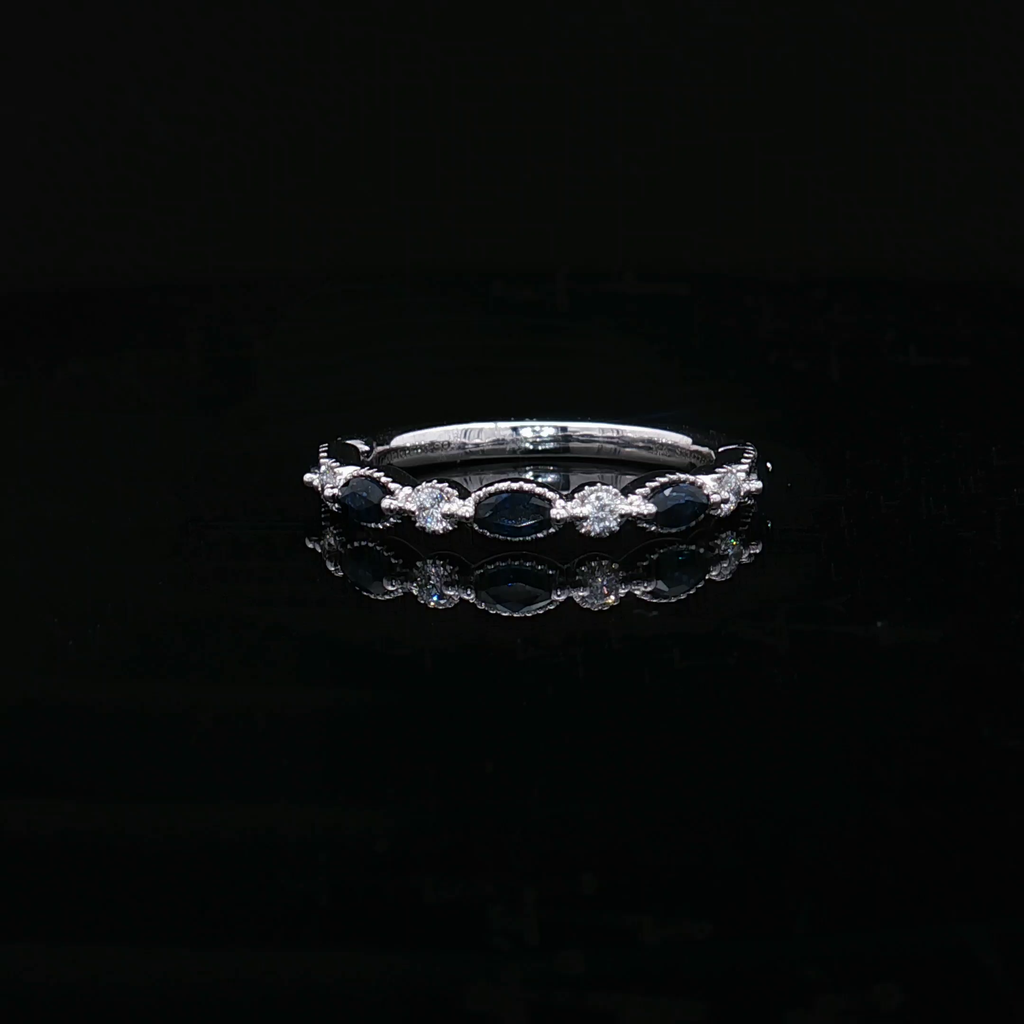 Diamond Wedding Bands  -  Women'