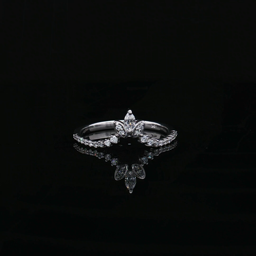Diamond Wedding Bands  -  Women'