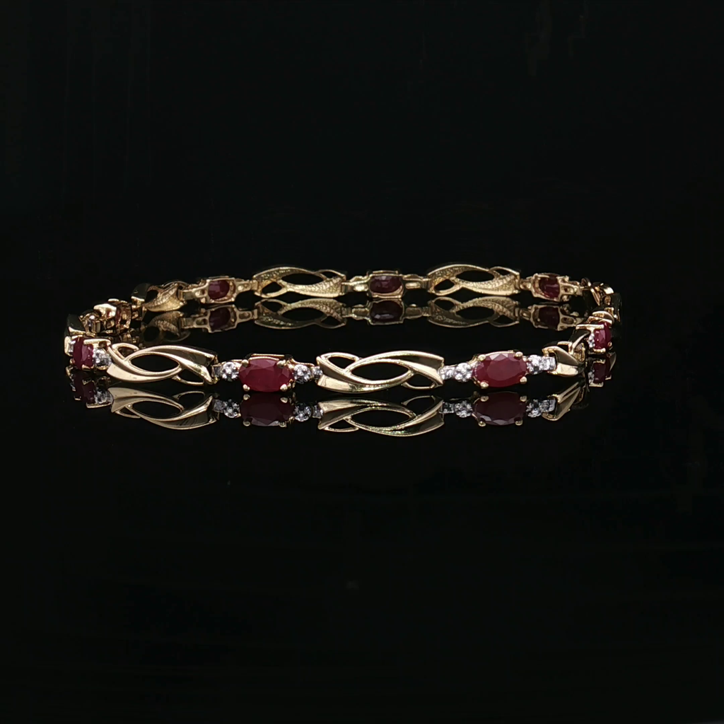 Colored Stone Bracelet