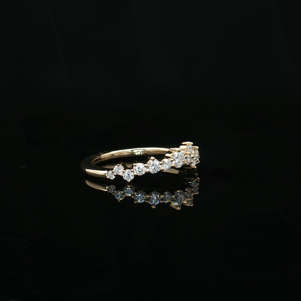 Diamond Wedding Bands  -  Women'