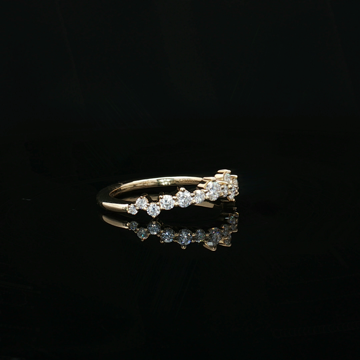 Diamond Wedding Bands  -  Women'