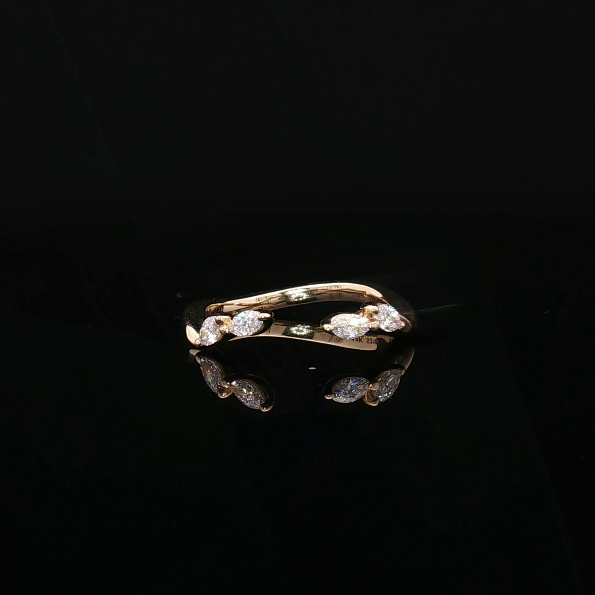 Diamond Wedding Bands  -  Women'