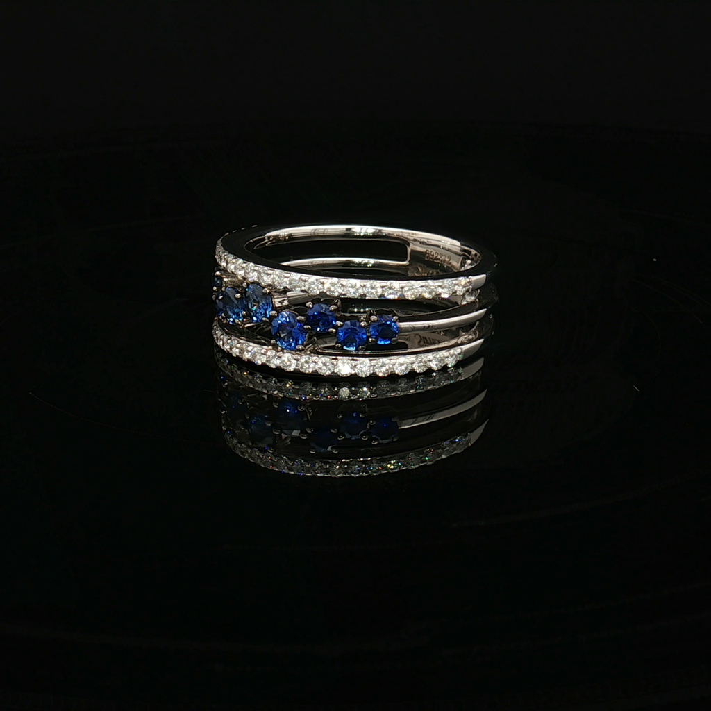 Colored Stone Rings  -  Women'