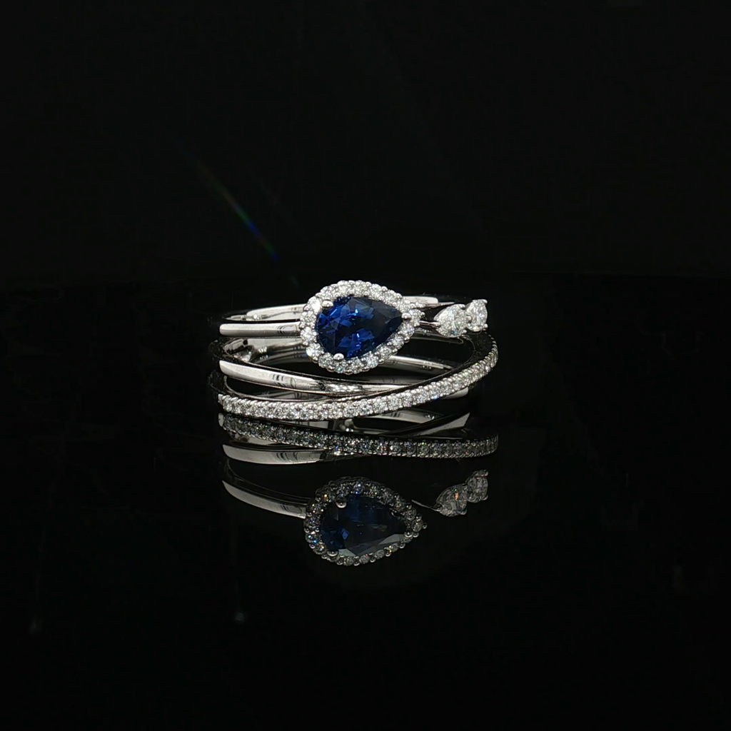 Colored Stone Rings  -  Women'