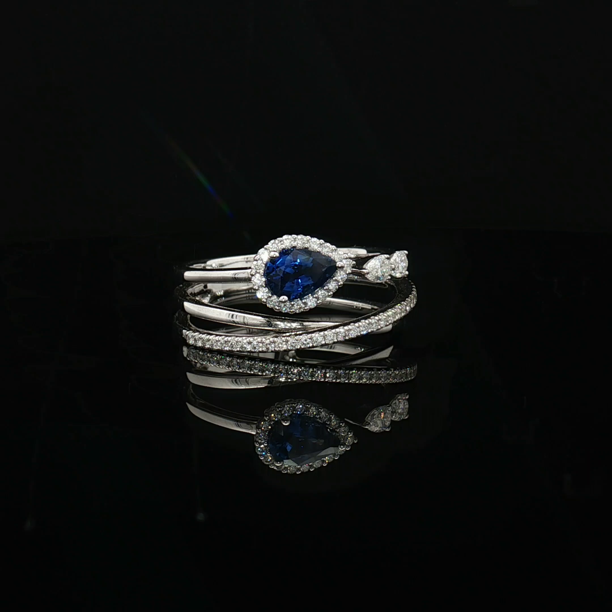 Colored Stone Rings  -  Women'