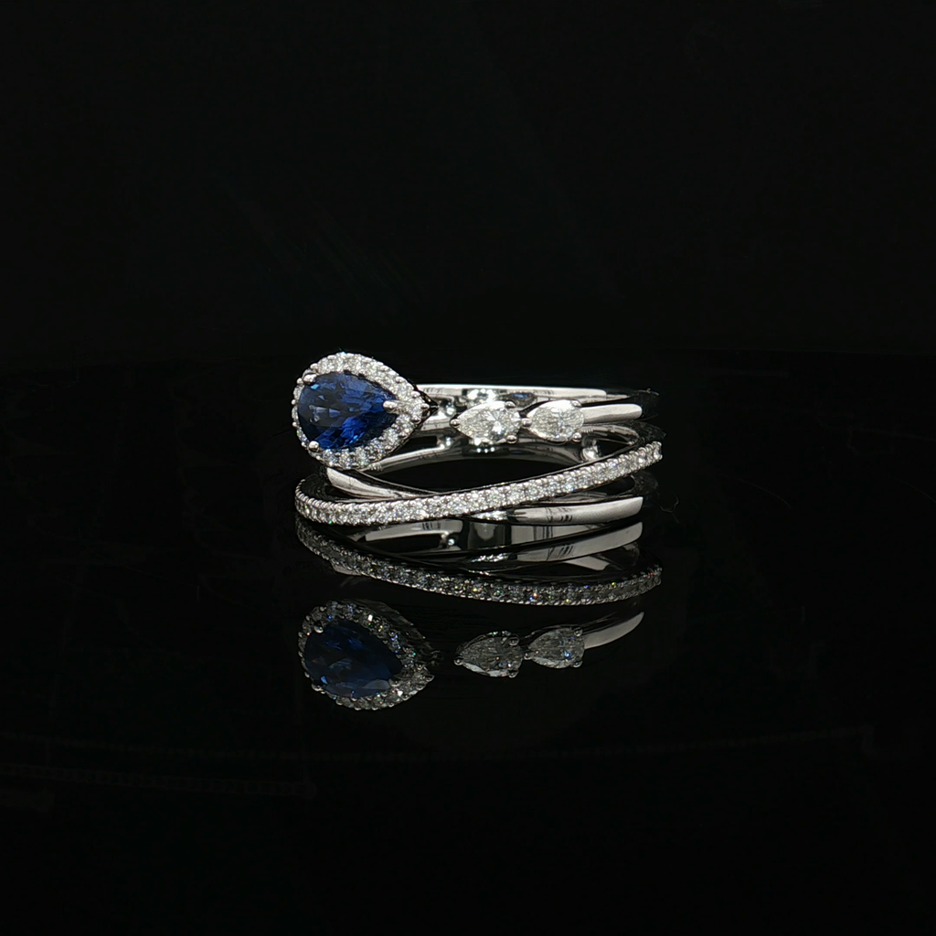 Colored Stone Rings  -  Women'