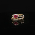 Colored Stone Rings  -  Women'