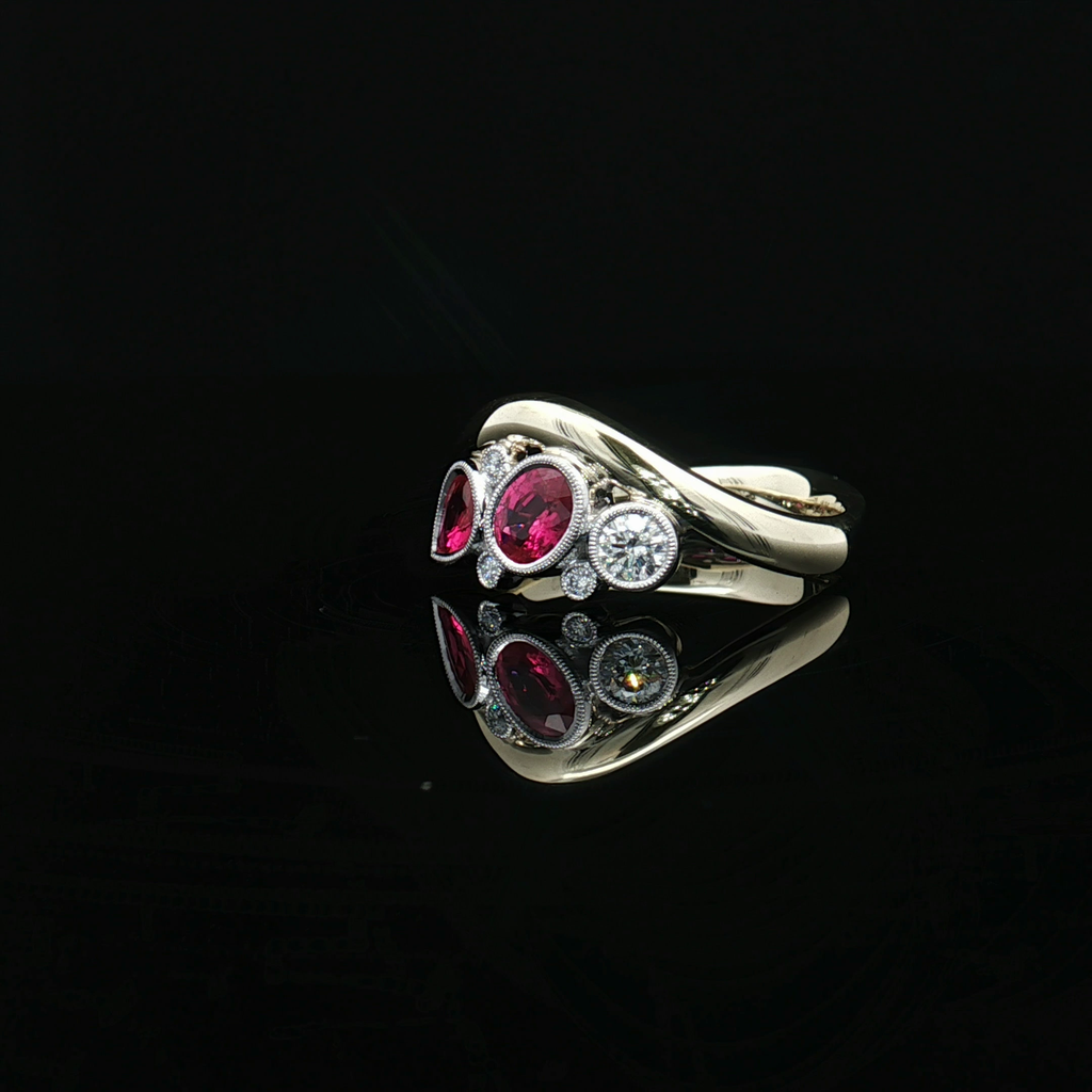Colored Stone Rings  -  Women'