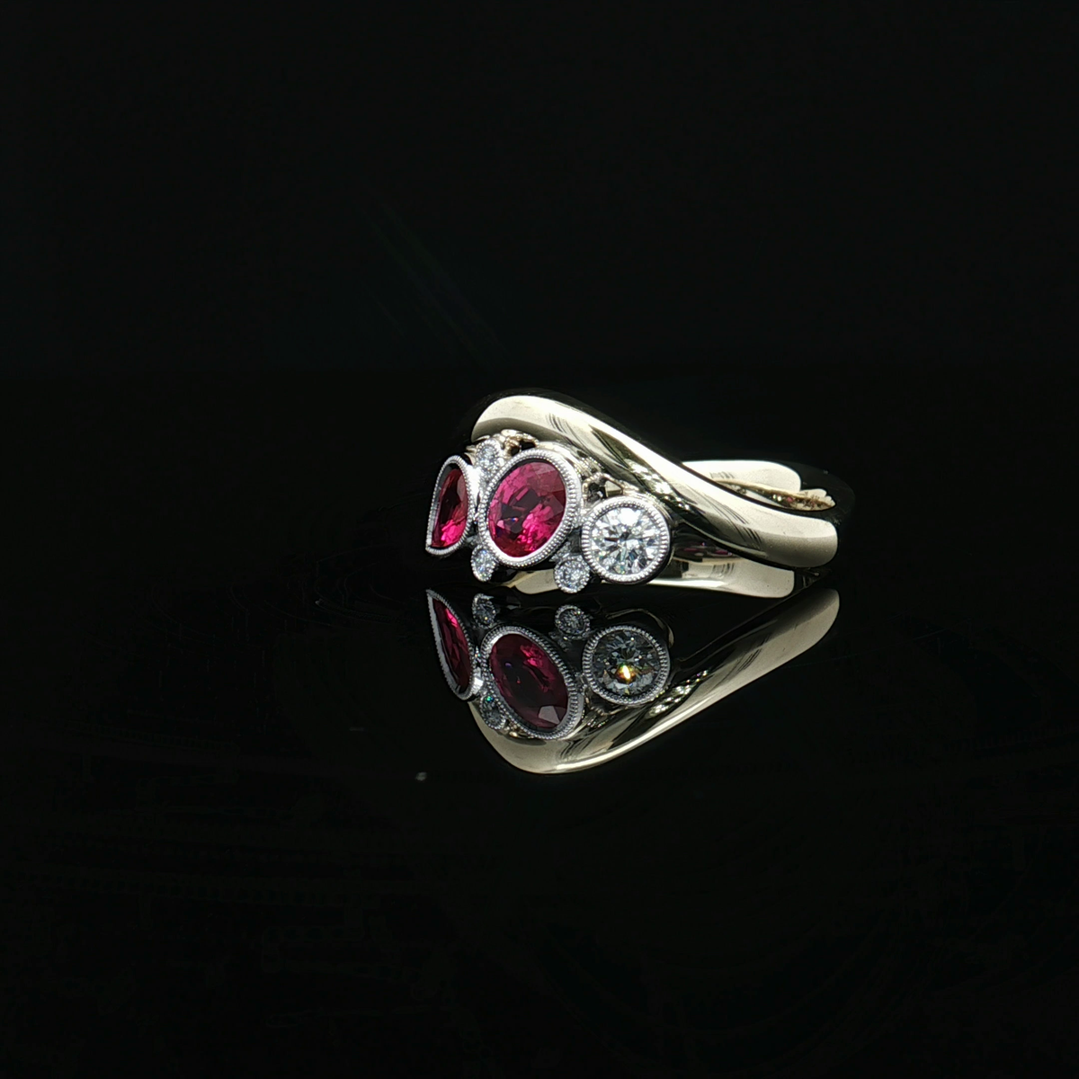 Colored Stone Rings  -  Women'