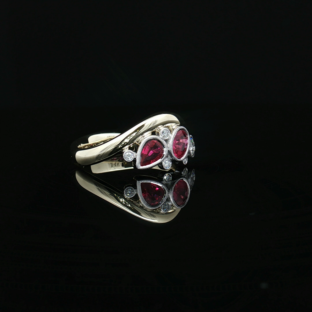 Colored Stone Rings  -  Women'