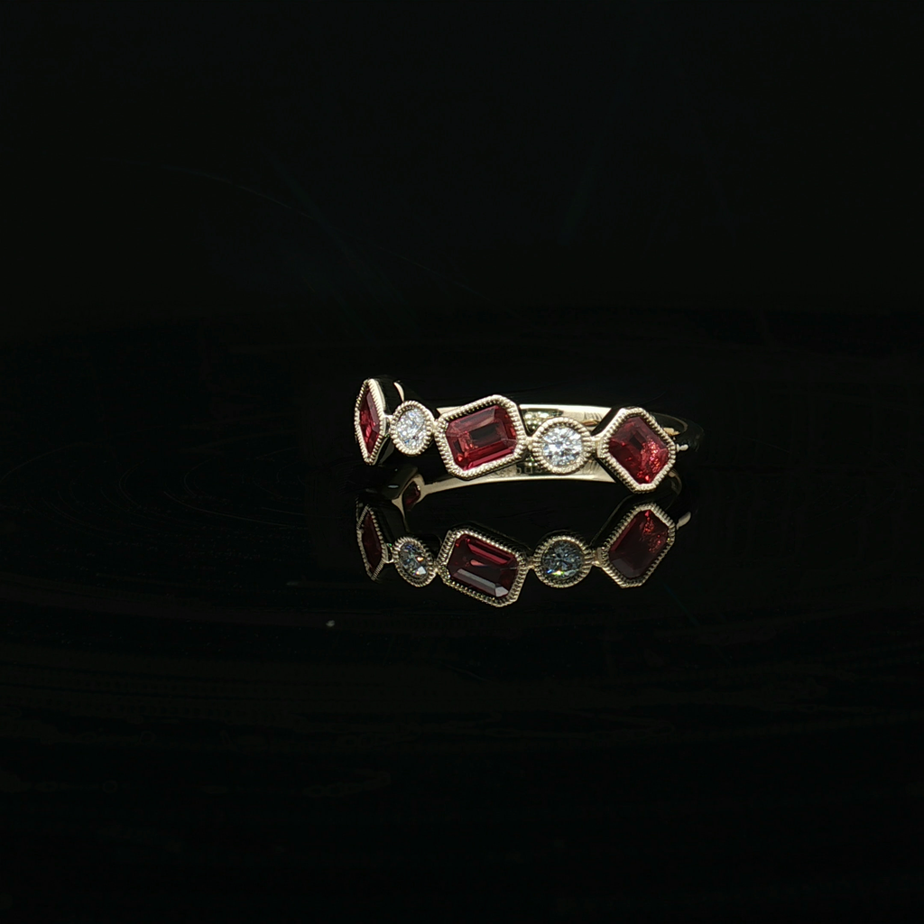 Colored Stone Rings  -  Women'