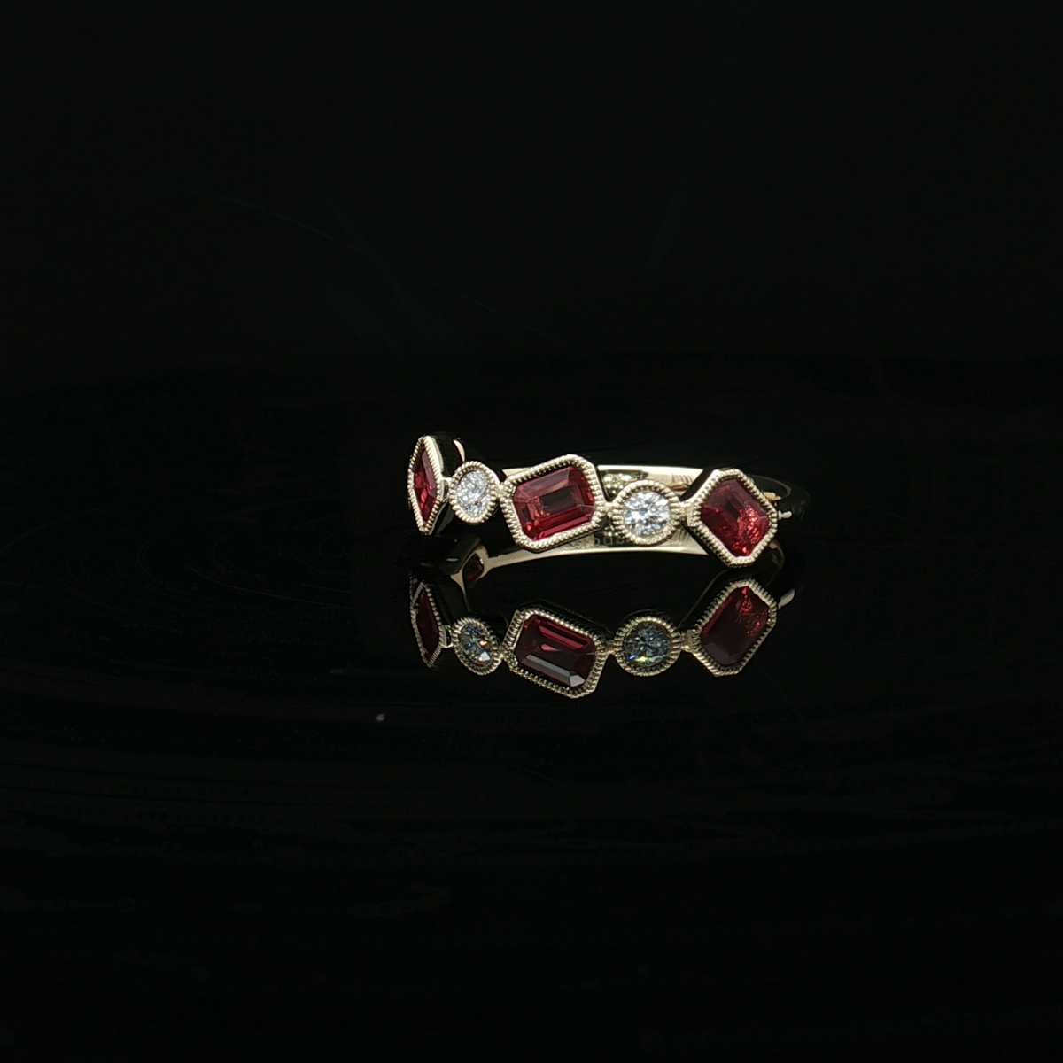 Colored Stone Rings  -  Women'