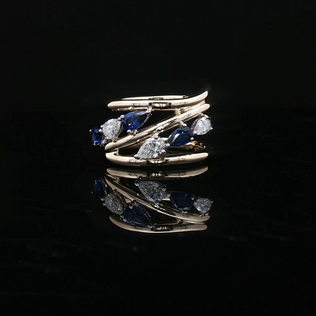 Colored Stone Rings  -  Women'