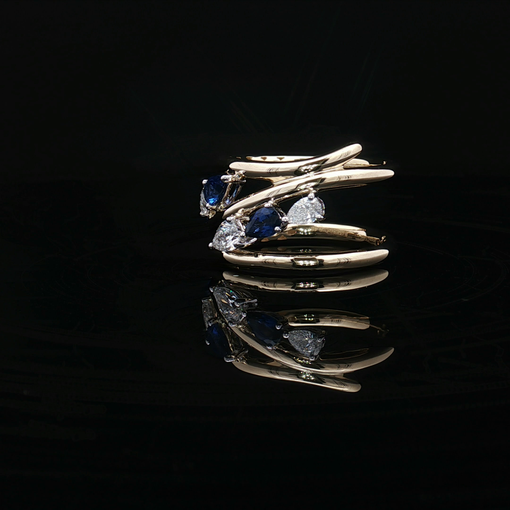 Colored Stone Rings  -  Women'
