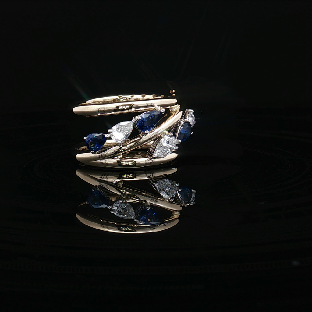 Colored Stone Rings  -  Women'