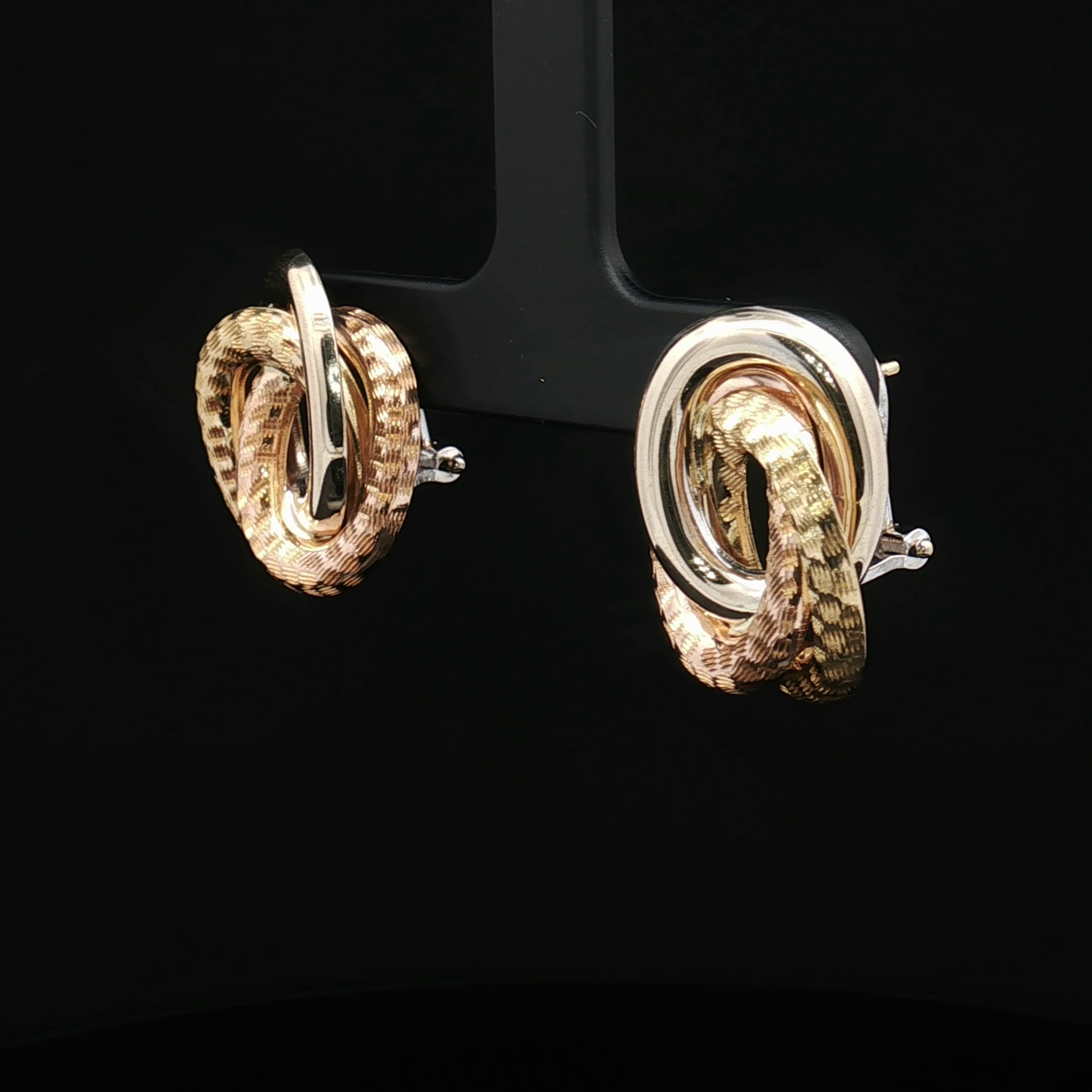 Precious Metal (No Stones) Earring