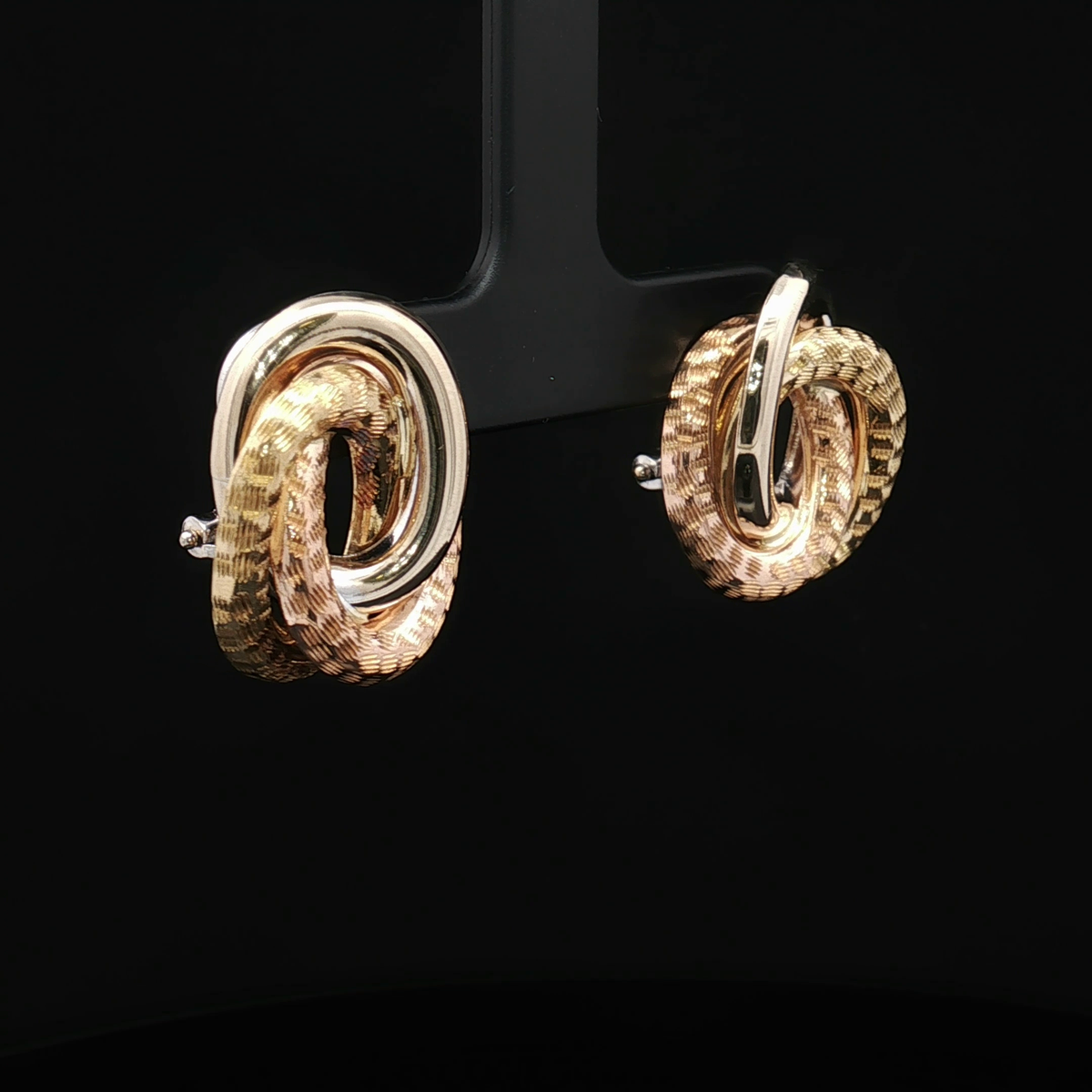 Precious Metal (No Stones) Earring