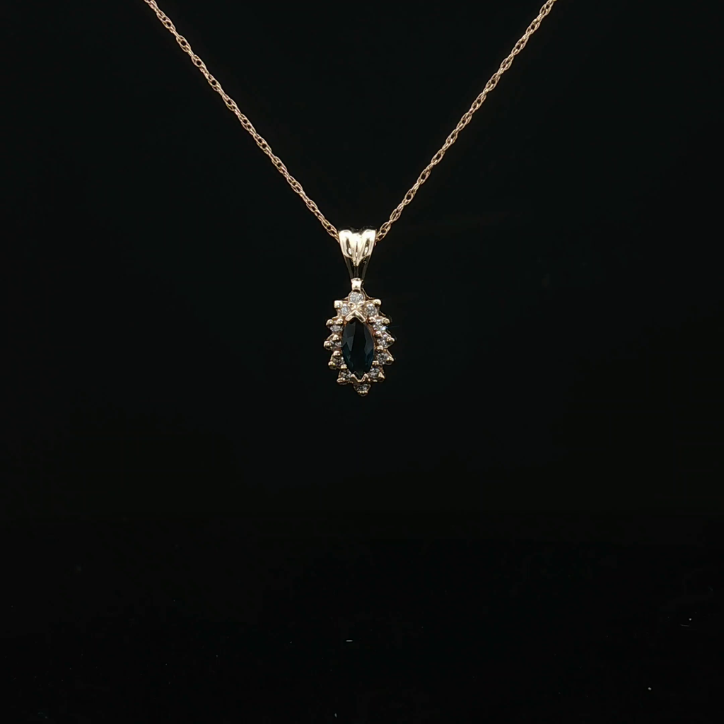 Colored Stone Pendant