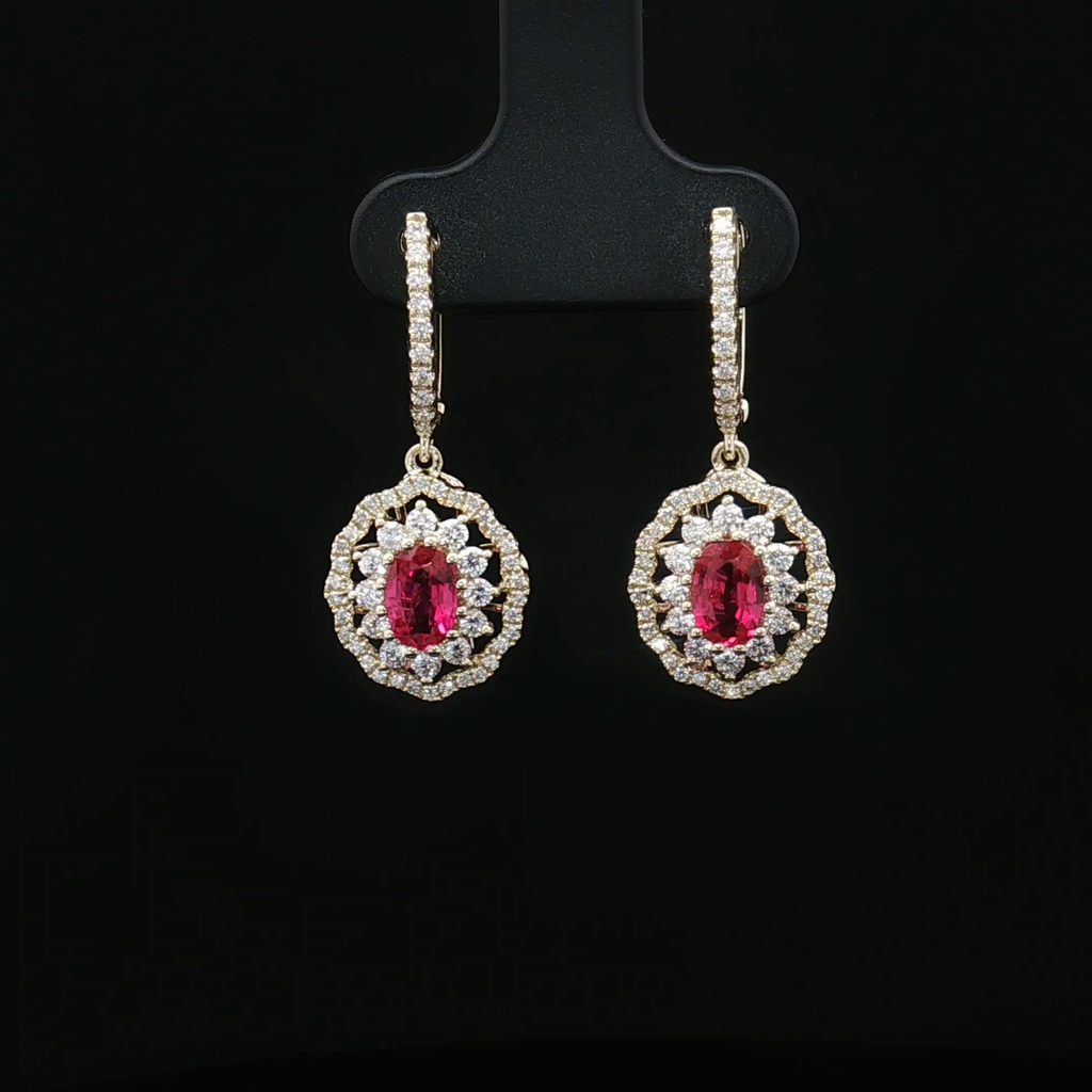 Colored Stone Earring