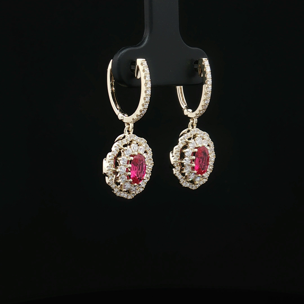 Colored Stone Earring