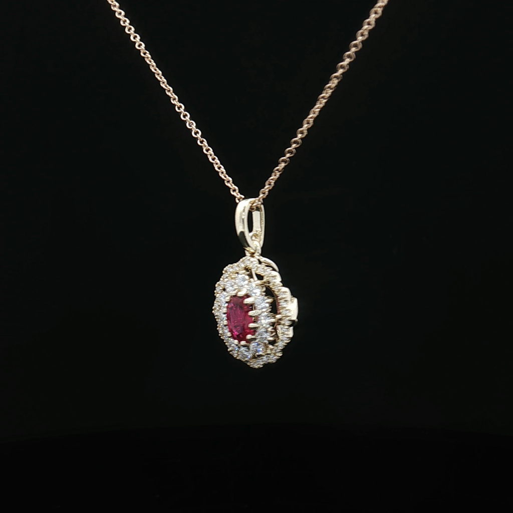 Colored Stone Pendant