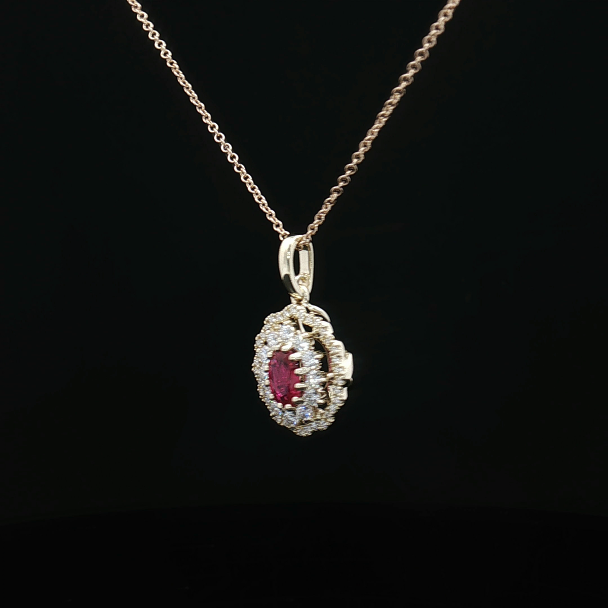 Colored Stone Pendant